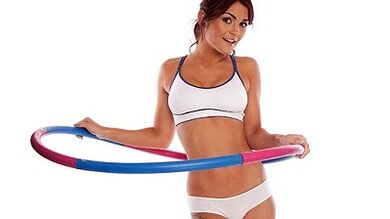 Hoop for loss of abdominal weight and sides