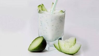 Cucumber-kefir diet for weight loss