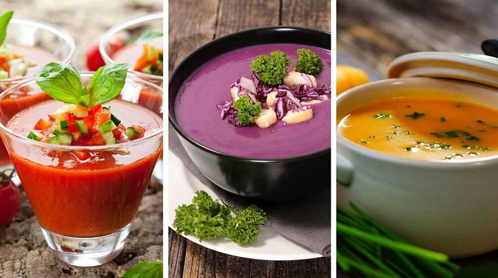 Soups are the first dietary food in the diet of those who want to achieve rapid weight loss. 